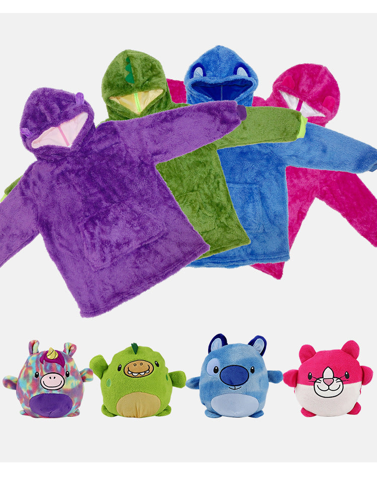 (Liquidación) Peluche polera y almohada - Huggle Pets